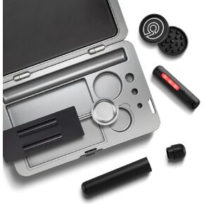 MLT9 Gray Portable Tray with Bright Magnetic L.E.D Sealed Storage Box, Mobile Lap Tray Survival Set Gifts Includes Accessories