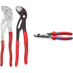 KNIPEX Tools 9K 00 80 147 US 2 Pc 10" Cobra® Water Pump and Pliers Wrench Set