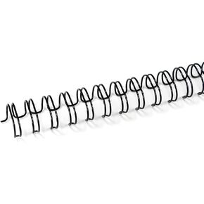 Rayson WR32159-50B Double Loop Binding Wires 5/8", 3:1 Pitch Wire Binding 32-Loop Wire Ring, Pack of 50 Black