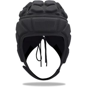 Flag Football Helmet Youth, Adjustable Soft Shell Helmet 7v7, Breathable and Comfortable Scrum Cap, Breathable and Comfortable Sports Protective Headgear for Soccer,Hockey,Skateboard,Roller Skating