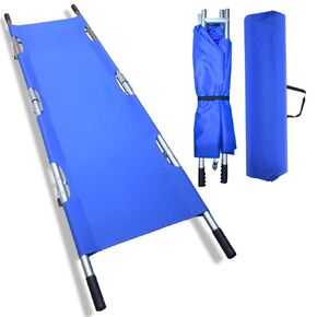 SOKO Foldable Stretcher Flexible Medical Folding Transport Stretcher, Portable Folding Stretcher for Medical Emergency,Portable Stretcher with Heavy Duty Handles, Carrying Case and Straps