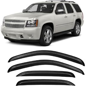 Window Rain Guards for 2000 2001 2002 2003 2004 2005 2006 Chevy Tahoe/GMC Yukon, 02-06 Cadillac Escalade Window Vent Visors Shade Wind Deflector in Kuwait