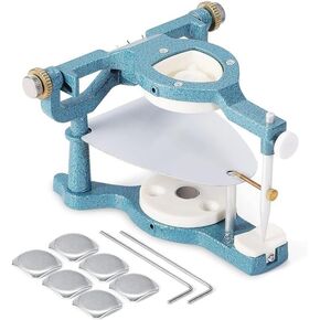 Dental Magnetic Articulator, Denture Articulator, Large Size Type C Articulator for Dental Labs, Dentists and Learning Students