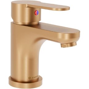 Symmons Identity Single Hole Single Handle Bathroom Faucet with Push Pop Drain in Matte Black (1.0 GPM), Large