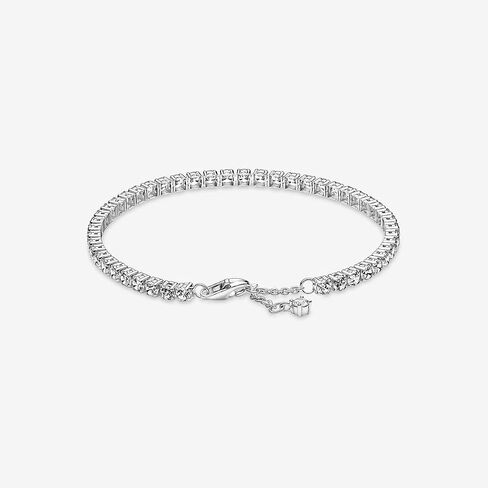 Pandora Sparkling Tennis Bracelet - Sterling Silver & Cubic Zirconia Bracelet for Women Timeless Collection - Gift for Her - With Gift Box in Saudi Arabia