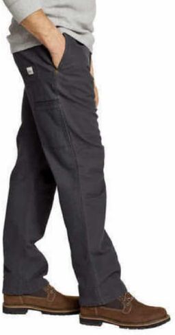 Eddie Bauer Men's Relaxed Fit Utility Pants (Slate Green, 34W x 32L) in Saudi Arabia