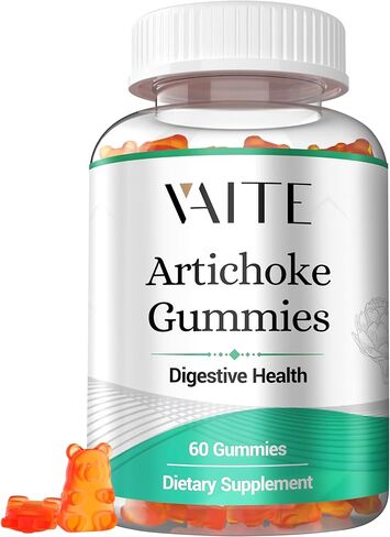 علكات مستخلص أوراق الخرشوف - مكمل غذائي عضوي فائق الجودة للبالغين: يدعم نشاط الإنزيم الهضمي والهضم بشكل عام. غير معدل وراثيًا، خالي من الغلوتين، صديق للنباتيين، صمغ نباتي in Kuwait