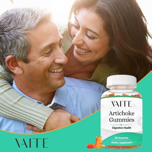 علكات مستخلص أوراق الخرشوف - مكمل غذائي عضوي فائق الجودة للبالغين: يدعم نشاط الإنزيم الهضمي والهضم بشكل عام. غير معدل وراثيًا، خالي من الغلوتين، صديق للنباتيين، صمغ نباتي in Kuwait