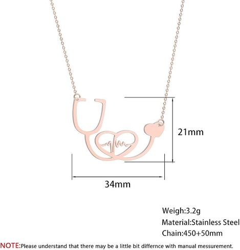 Tiny Stethoscope Stud Earrings Nursing Medical Life Line Pulse Earrings Dainty Stethophone Heartbeat Earrings Nurse's Day Gift for Nurse Doctor Medical Students in Saudi Arabia