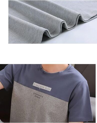 Leisure Home Big Boys Fashion Striped Loose Cotton Pajamas Set Teens Size 10 12 14 16 18 in Saudi Arabia