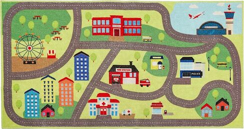 Amazon Basics Children's Carpet Playmat, Road Traffic in Saudi Arabia