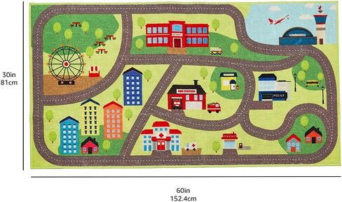 Amazon Basics Children's Carpet Playmat, Road Traffic in Saudi Arabia