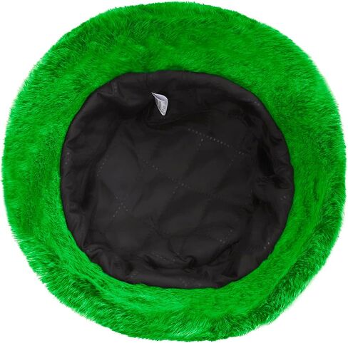 Winter Bucket Hat Faux Fur Hats Fisherman Hat for Women Plush Fluffy Bucket Hat Warm Cap Soft Velvet in Saudi Arabia
