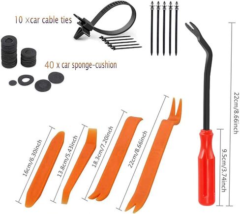 HTOMT 675pcs الوفير التجنيب مقاطع مقاطع السيارات البلاستيكية 16 الأحجام الأكثر شعبية المسامير دفع دبابيس السيارات السحابات الحاجز كليب الباب لوحة تقليم كليب عدة لتويوتا جنرال موتورز فورد هوندا أكورا كرايسلر in Kuwait