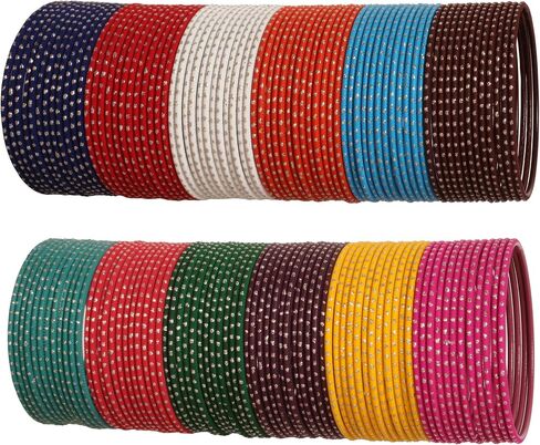 Touchstone "Colorful Bangle Collection Indian Bollywood Alloy Metal Rich Gorgeous And Live Textured Vintage Colors Jewelry Bangle Bracelets For Women. in Saudi Arabia