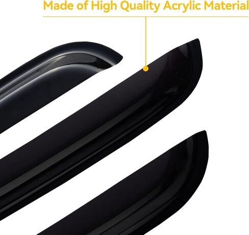 Window Rain Guards for 2000 2001 2002 2003 2004 2005 2006 Chevy Tahoe/GMC Yukon, 02-06 Cadillac Escalade Window Vent Visors Shade Wind Deflector in Kuwait