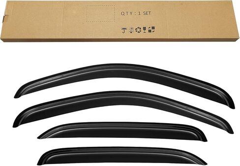 Window Rain Guards for 2000 2001 2002 2003 2004 2005 2006 Chevy Tahoe/GMC Yukon, 02-06 Cadillac Escalade Window Vent Visors Shade Wind Deflector in Kuwait
