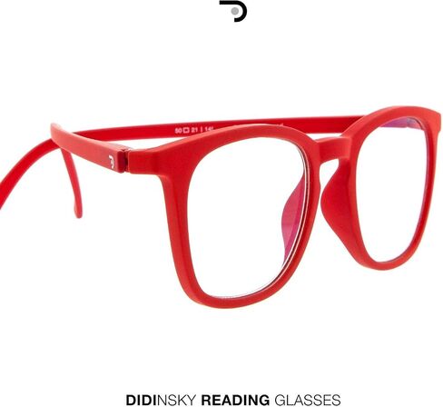 readers presbyopia reading glasses anti blue light for men and women. Rubber touch, flexible temples and anti-reflective lenses. Klein +3.0 - TATE BIO in Saudi Arabia