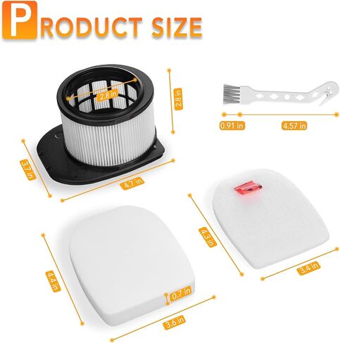 IZ862H UZ565H Foam & Felt Filters for Shark Stratos Pro Cordless Upright Vacuum IZ540H, IZ562H, IZ840H, IZ862H, UZ565H, UZ865H, Compare to Part XFFKIZ700 in Saudi Arabia