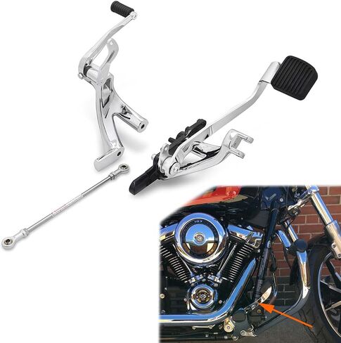 أوتاد قدم للتحكم الأمامي باللون الأسود لـ Harley Softail Street Bob FXBB 114 FXBBS Low Rider FXLR 107 FXLRS 117 2018-2024 in Kuwait