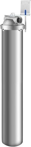 10 Inch Stainless Steel 304 Water Filter Housing for 9-3/4''-10'' Length, 2.5''-3'' OD Filter Cartridge, Double O-Rings Seal,3/4'' Inlet and Outlet Filter System for Household (BUS-10-3/4NPT) in Kuwait