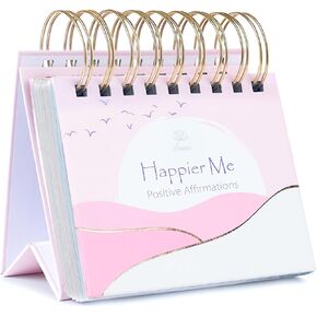 Daily Affirmation Calendar, Undated Inspirational Desk Calendar, Inspirational Gifts for Women, Daily Affirmations for Women, Pink Gifts for Women, Daily Flip Calendar, Motivational Gifts for Women