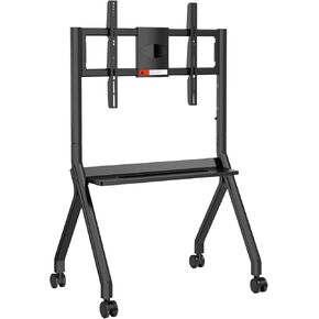 JAV Smart Board Stand for Interactive Whiteboard 55", Four Lockable Wheels, Design for The Modern Office or Classroom