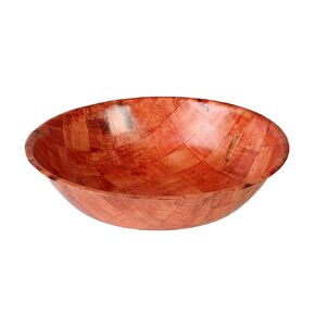 FSE WDTSB016 Salad Bowl, 16" dia. x 4"H, woven wood, Pack of 12