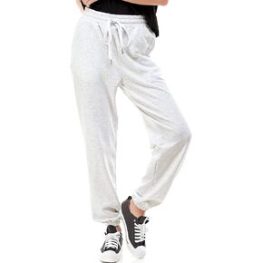 Women's High Waisted Sporty Gym Athletic Fit Jogger Sweatpants and Loose fit Lounge Trousers Made in USA…