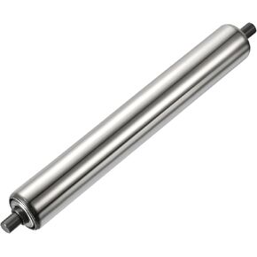 YOKIVE Conveyor Roller, Stainless Steel Roller Replacement | Smooth Movement, Great for Factories, Warehouses Use (Silver, 1.5 Inch Dia, 12 Inch Length)