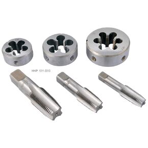 HHIP 1011-3303 3 Piece NPT Taper Pipe Tap Set, 1-1/4~2 Inch
