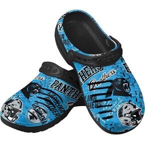 FOCO Philadelphia Eagles NFL Mens Historic Print Clog with Strap