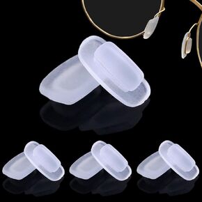 Push-in Eyeglass Nose Pads Soft Anti Slip Nose Piece Replacement Silicone Nose Pads for Glasses Sunglasses