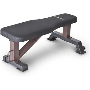 Steelbody Deluxe 6 Position Utility Weight Bench for Weightlifting and Strength Training STB-10105, Black-Brown