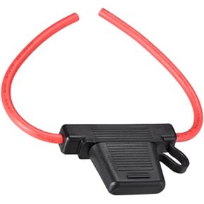 2 Pack in-line Fuse Holder 8 Gauge AWG IP67 Waterproof Fuse Blade Holder for Maxi Fuse and Large Size
