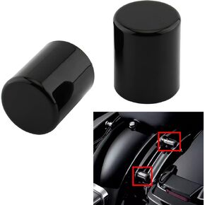 H-D Quick Release Sissy Bar Luggage Racks Docking Hardware Point Cover Kit Fits for Harley Touring FLSTC FXSTSB FXSTS FXSTC FLSTF FXST FXSTB FLSTN 1984-2023 (Chrome#2+2C)