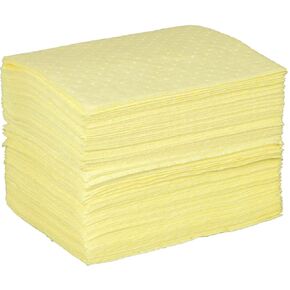 Brady SPC BPH100 15"x 17" Heavy Weight Chemical Absorbent Pads - 100 ct