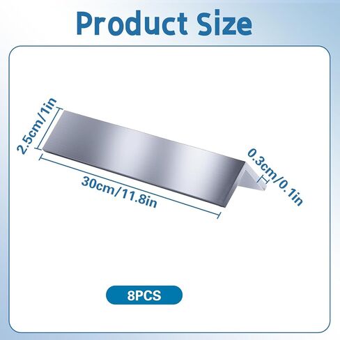 8 قطع زاوية ألومنيوم بطول 12 بوصة 1 × 1 بوصة مخزون زاوية ألومنيوم ممتاز، زاوية ألومنيوم متعددة الاستخدامات بسمك 1/8 بوصة 6061 زاوية متساوية الساق مطحنة T6511 مخزون مطحنة لمشاريع DIY والحلول الهيكلية in Kuwait
