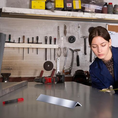 8 قطع زاوية ألومنيوم بطول 12 بوصة 1 × 1 بوصة مخزون زاوية ألومنيوم ممتاز، زاوية ألومنيوم متعددة الاستخدامات بسمك 1/8 بوصة 6061 زاوية متساوية الساق مطحنة T6511 مخزون مطحنة لمشاريع DIY والحلول الهيكلية in Kuwait