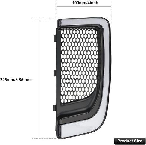 دراجة نارية هدية الساق LED بدوره إشارة أقل هدية مشاوي تشغيل أضواء ل Harley Touring Street Road Glide 2014-2022، زوج واحد (كروم) in Kuwait