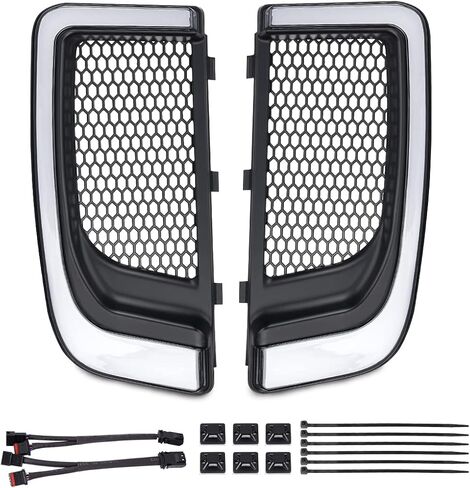 دراجة نارية هدية الساق LED بدوره إشارة أقل هدية مشاوي تشغيل أضواء ل Harley Touring Street Road Glide 2014-2022، زوج واحد (كروم) in Kuwait