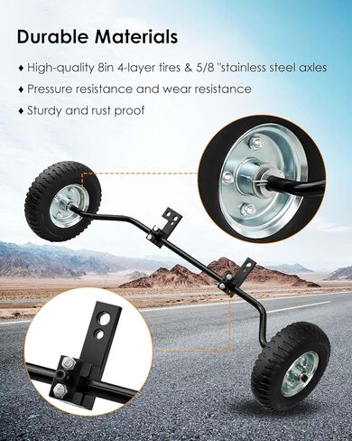 Dirt Bike Training Wheels Compatible with Honda CRF50 XR50 Z50 Z50R Razor MX125 MX400 MX500 Yamaha PW50 TTR50 and Most 50CC 49cc Motorcycles，Adjustable Height Training Wheels for Kids' Pit Dirt Bikes in Kuwait