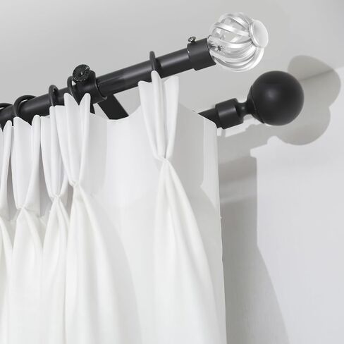 Didiseaon 6 Pcs Bird Cage Curtain Rod Drapery Rod Curtain Rod End Finials Curtain Rod White End Cap for Curtain Rod Window Treatments Vintage Curtains Curtain End Caps Stopper Plastic in Saudi Arabia
