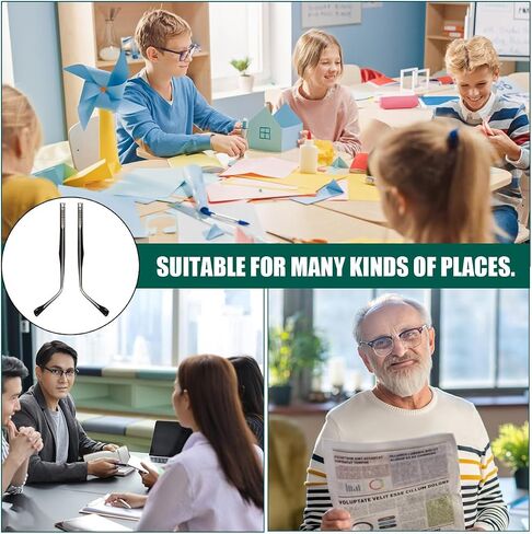 زوج واحد من النظارات المعدنية البديلة لأذرع النظارات، ملحقات استبدال المعبد للنظارات المعدنية الرقيقة، النظارات الشمسية (أسود) in Kuwait