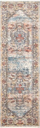 nuLOOM Marley Traditional Medallion Fringe Accent Rug, 3x5, Beige in Saudi Arabia