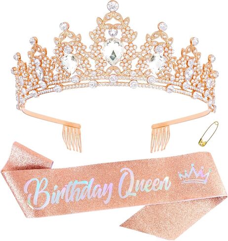 KICOSY الأحمر عيد ميلاد تاج عيد ميلاد فتاة وشاح عيد ميلاد تاج للفتيات عيد ميلاد وشاح للنساء عيد ميلاد تاج ووشاح زينة عيد ميلاد سعيد للنساء هدايا عيد ميلاد للنساء الصداقة in Kuwait