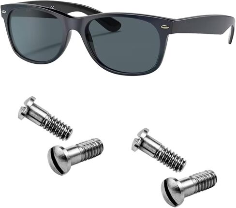 Replacement Screws for ray ban Wayfarer RB2132 RB4165 RB4371 Sunglasses Repair Screw Kit (Set of 4),Screwdriver (Silver) in Saudi Arabia