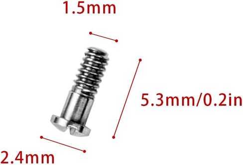 Replacement Screws for ray ban Wayfarer RB2132 RB4165 RB4371 Sunglasses Repair Screw Kit (Set of 4),Screwdriver (Silver) in Saudi Arabia