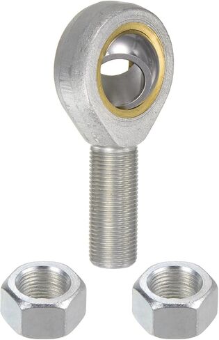4pcs POSB4 Rod End Joint Bearing - [1/4" Bore, 1/4-28 UNF Right Hand Thread] Male Rod End with Jam Nuts, 45# Carbon Steel in Saudi Arabia