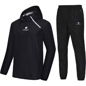 HOTSUIT Sauna Suit for Men Sweat Sauna Jacket Pant Gym Workout Sweat Suits